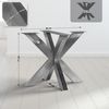CLP Tischbeine Duncan in Sternform aus Edelstahl,edelstahl 85x85x71 cm Bild 2