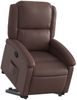 vidaXL Relaxsessel mit Aufstehhilfe Braun Kunstleder 3204228 Bild 3