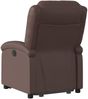 vidaXL Relaxsessel mit Aufstehhilfe Braun Kunstleder 3204228 Bild 5