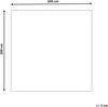 Teppich dunkelgrau 200x200 cm Shaggy DEMRE Bild 2