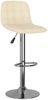 vidaXL Barhocker 2 Stk. Creme Stoff [333947] Bild 3