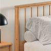 IDIMEX Massivholzbett APOANA, Doppelbett aus Massivholz mit Lattenrost und Mittelsteg Eiche Bild 2
