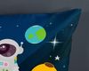 Pure Microfaser Bettwäsche 135 X 200 cm + 1- 80 X 80 cm Planets planets / space bunt Bild 3