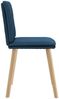 vidaXL Esszimmerstühle 4 Stk. Blau Stoff 3315363 Bild 5
