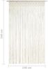 vidaXL Makramee Vorhang 140x240 cm Baumwolle 323975 Bild 5