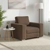 vidaXL Sofa-Sessel Braun 100 cm Stoff 4105211 Bild 1