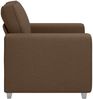 vidaXL Sofa-Sessel Braun 100 cm Stoff 4105211 Bild 4