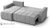 Beautysofa Ecksofa MORI, universelle Seite, mit Schlaffunktion, mit Bettkasten Bild 2