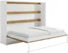 Vente-unique - RAPILI Bett Holz, Platte BeigeWeiß - B 50 cm179,2 cm x H 165,2 cm x L 219 cm Bild 5