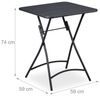 Relaxdays Metall Balkontisch klappbar Bild 5