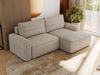 L-förmiges Ecksofa mit Armlehnen, Schlaffunktion und losen Kissen - BELLUNO - rechts - Beige Stoff Bild 3