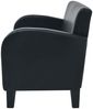 vidaXL 2-Sitzer-Sofa Kunstleder Schwarz [245587] Bild 3