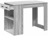 vidaXL Schreibtisch mit Schubladen Ablage Grau Sonoma 102x62x77,5 cm 858691 Bild 5