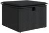 vidaXL 6-tlg. Garten-Sofagarnitur mit Kissen Schwarz Poly Rattan 3325281 Bild 5
