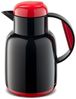 ROTPUNKT Isolierkanne 1,0 ltr. Glaseinsatz I 24 Std warm 36 std kalt I Made in Germany, 1 l, (Kaffeekanne I Teekanne, 970 onyx/cayenne), Glaskolben aus doppelwandigem Rosalin-Glas Bild 5