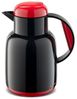 ROTPUNKT Isolierkanne 1,0 ltr. Glaseinsatz I 24 Std warm 36 std kalt I Made in Germany, 1 l, (Kaffeekanne I Teekanne, 970 onyx/cayenne), Glaskolben aus doppelwandigem Rosalin-Glas Bild 4