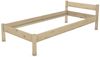 Pfostenbett aus Zirbenholz (Zirbe) "Zirben-Amelie" 100cm x 220cm Bild 2