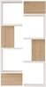 Wandregal Omn 2er Set 93x24x15 cm Weiß / Holzoptik [en. casa] Bild 2