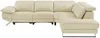 Vente-unique - PUNO Sofa Leder Beige - B 239 cm x H 76 cm x L 299 cm Bild 4