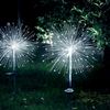 Salcar LED Solarleuchte 2er Solarlampe Feuerwerk Gartenleuchte Weihnachtsdeko Kaltweiß Bild 5