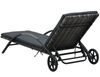 vidaXL Sonnenliegen mit Tisch Poly Rattan Anthrazit 47747 Bild 4