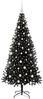 vidaXL Weihnachtsbaum mit 300 LEDs mit Ständer Schwarz 180 cm PVC 3396481 Bild 3