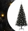 vidaXL Weihnachtsbaum mit 300 LEDs mit Ständer Schwarz 180 cm PVC 3396481 Bild 2