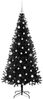 vidaXL Weihnachtsbaum mit 300 LEDs mit Ständer Schwarz 180 cm PVC 3396481 Bild 4
