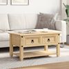 vidaXL Couchtisch mit Schubladen Corona 85x50x45 cm Massivholz Kiefer 4002772 Bild 3