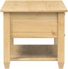 vidaXL Couchtisch mit Schubladen Corona 85x50x45 cm Massivholz Kiefer 4002772 Bild 5
