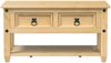 vidaXL Couchtisch mit Schubladen Corona 85x50x45 cm Massivholz Kiefer 4002772 Bild 4