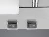 LED Bad Spiegelleuchte ENRICO mit 2 Strahlern & Schalter, Chrom B: 60cm Bild 5
