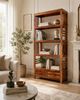 Bücherregal Kali 90x180x35 aus indischem Sheesham-Massivholz Bild 5