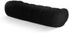Micadoni Sofa Diana 4-Sitzer 3D-Stoff Schwarz Bild 3