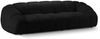 Micadoni Sofa Diana 4-Sitzer 3D-Stoff Schwarz Bild 2