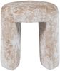 Polsterhocker Charlie - Strukturstoff Beige Bild 2