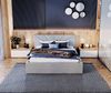 thematys Polsterbett Stauraumbett mit Velours 90x200, 120x200, 140x200, 160x200, 180x200cm (MADE IN EU - mit hochwertigem Velours Bezug, Bettrahmen, Bett, Optional mit Matratze bestellbar, mit großen gepolsterten Kopfteil, mit Bettkasten zum aufklappen... Bild 5