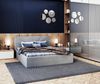 thematys Polsterbett Stauraumbett mit Velours 90x200, 120x200, 140x200, 160x200, 180x200cm (MADE IN EU - mit hochwertigem Velours Bezug, Bettrahmen, Bett, Optional mit Matratze bestellbar, mit großen gepolsterten Kopfteil, mit Bettkasten zum aufklappen... Bild 3