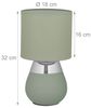 Relaxdays Tischlampe mit Stoffschirm 2er Set Bild 4