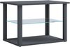 VCM Beistelltisch & Couchtisch Wanilo 919457 Anthrazit H. 45 x B. 65 x T. 45 cm Bild 2