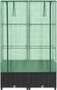 vidaXL Hochbeet mit Gewächshaus-Aufsatz Rattan-Optik 80x40x138 cm 4015814 Bild 4