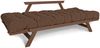 Marior HOME 'ALLEGRO' Klappsofa, Buchenholz, Walnussfarbe, Braun Bild 3