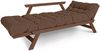 Marior HOME 'ALLEGRO' Klappsofa, Buchenholz, Walnussfarbe, Braun Bild 2