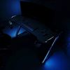 SONNI Gamingtisch Gaming Desk mit LED 140 cm Schreibtisch Computertisch PC ergonomische, mit Getränkehalter und Kopfhörerhaken Bild 3