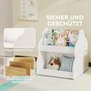 Kinderregal mobil & beidseitig nutzbar, 4 Rollen, abgerundete Ecken, fördert Selbständigkeit, für 3-8 Jahre, Melaminoberfläche Bild 4