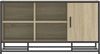 vidaXL Schuhbank Sonoma-Eiche 100x40x53,5 cm Holzwerkstoff und Metall 849215 Bild 4