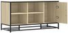 vidaXL Schuhbank Sonoma-Eiche 100x40x53,5 cm Holzwerkstoff und Metall 849215 Bild 5