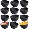 Hausfelder Müslischale Bowl Schüssel 12er Set (Anthrazit), Kunststoff, (12-tlg), Ø 13,5 cm, mikrowellengeeignet, spülmaschinengeeignet Bild 4