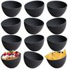 Hausfelder Müslischale Bowl Schüssel 12er Set (Anthrazit), Kunststoff, (12-tlg), Ø 13,5 cm, mikrowellengeeignet, spülmaschinengeeignet Bild 5