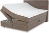 Jockenhöfer 'Arabella' Boxspringbett, 140x200 cm, Cord Taupe Bild 4